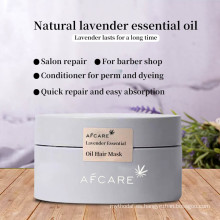 Mascarilla capilar con aceite esencial de lavanda Propiedades curativas de la mascarilla Penetrar el cabello más profundamente Mascarilla facial Gelatina Sapi